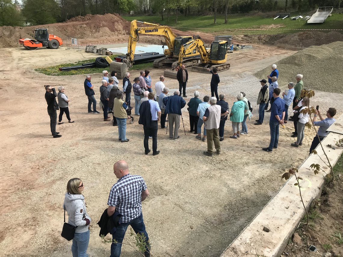 Tag der offenen Baustelle im Freibad Grebenstein